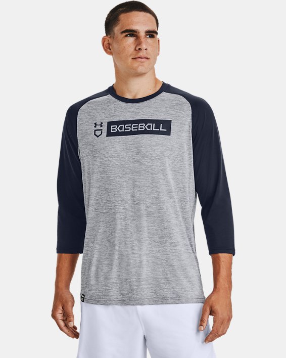 Men's UA Utility ¾ Sleeve Shirt, Gray, pdpMainDesktop image number 0
